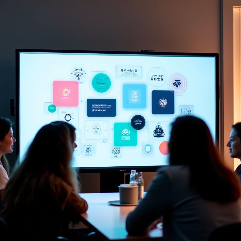 Visual identity presentation