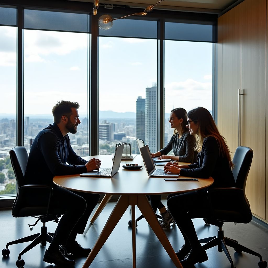 Anisochromatic team in Auckland office
