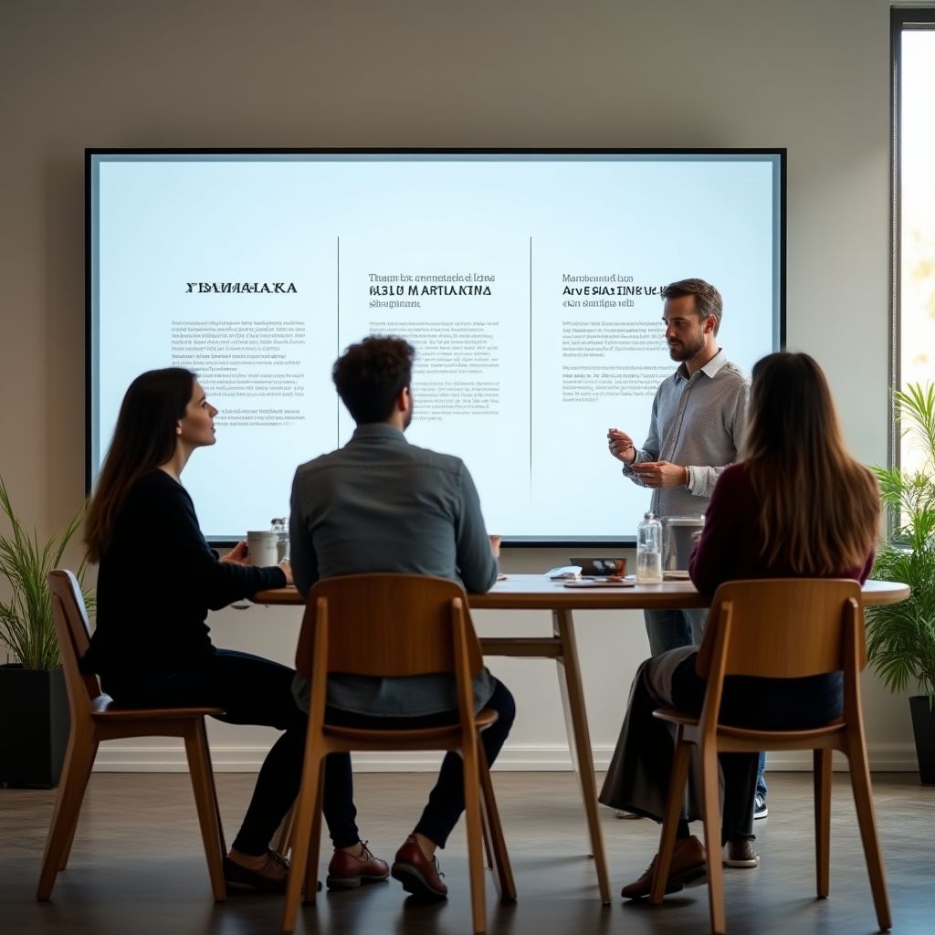 Brand strategy whiteboard session